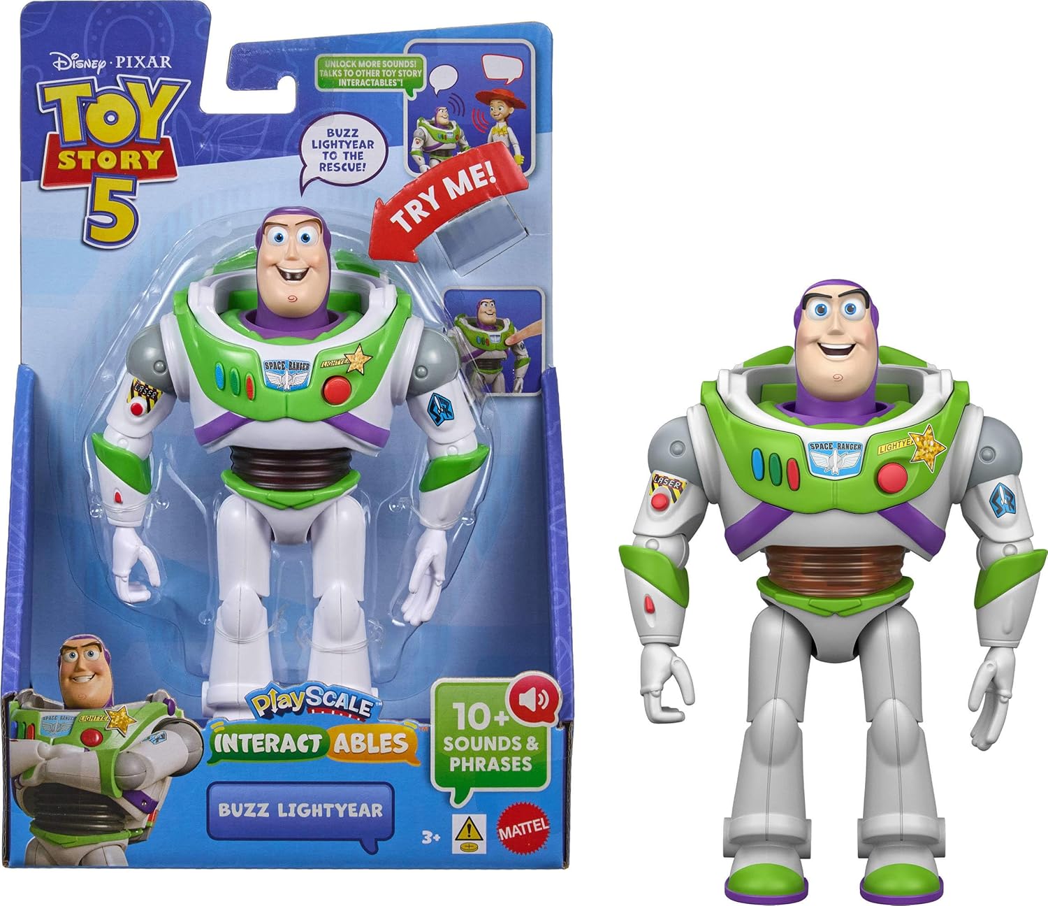 Mattel Disney and Pixar Toy Story 5 Interactables Figure, Jessie 8.8 Inch Playscale, Movie Phrases & Converses with Other Characters in Line