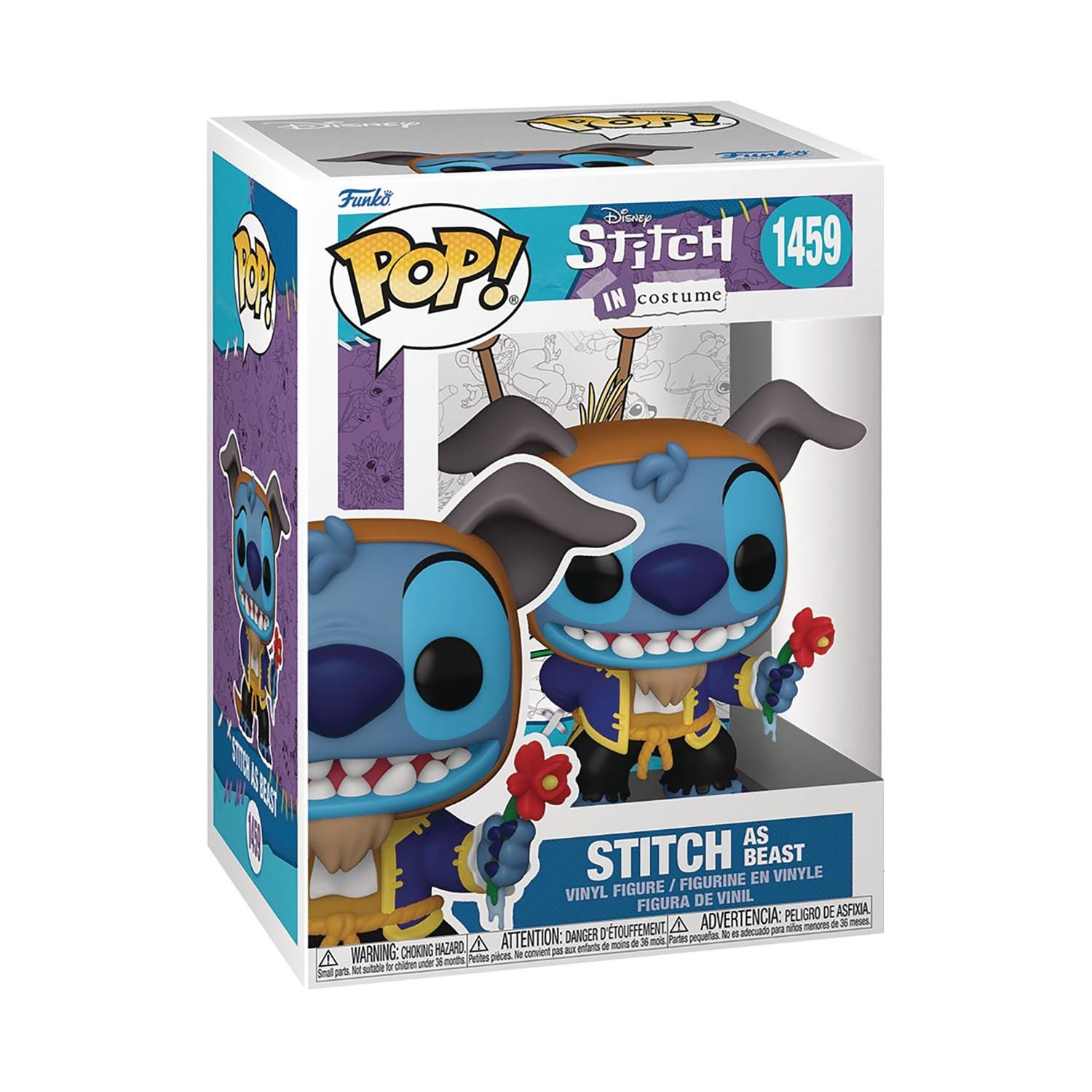 Stitch as Beast Funko Pop! Vinyl Figure #1459 - Disney's Lilo & Stitch